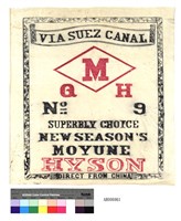 藏品(早期茶海報 (有經由蘇伊士遼河等字樣))的圖片